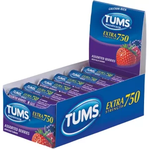 TUMS ASSORTED FRUIT EXTRA 750 12-12 CT - Image 1