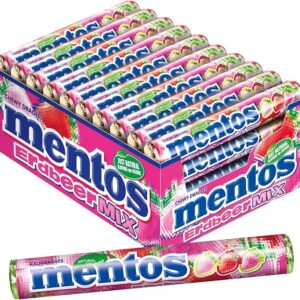 MENTOS STRAWBERRY MIX 40 - 37g - Image 1