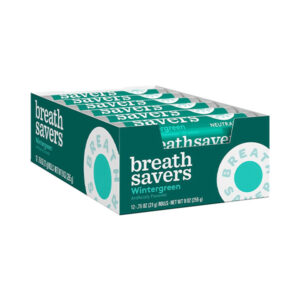 Breath Savers Wintergreen Sugar Free Breath Mints Holiday Rolls (0.75oz, 24 count)