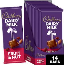 CADBURY FRUIT & NUT 14 X 3.5OZ