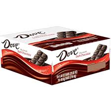 DOVE DARK CHOCOLATE 18 CT