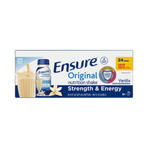 Ensure Original Nutrition Shake, Small Meal Replacement Shake, Vanilla (8 fl.oz, 24 count)