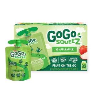 GoGo SqueeZ Applesauce Pouches Apple Apple