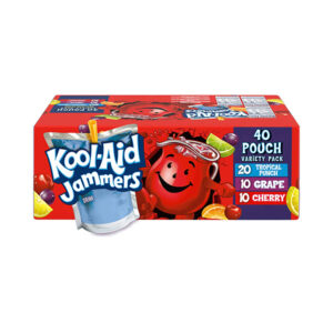 Kool-Aid Jammers Tropical Punch, Grape and Cherry Artificially Flavored Soft Drink Variety Pack (6 fl.oz, 40 count)