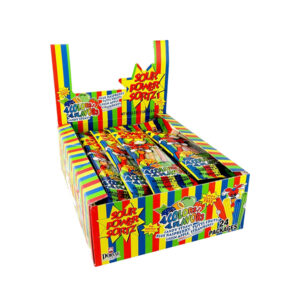 Sour Power Straws 4 Color (24 count)