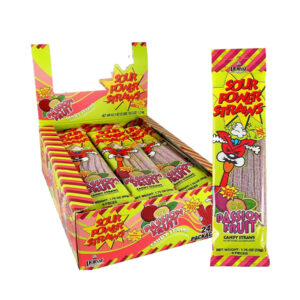Sour Power Straws Passion Fruit (24 count) - Image 1