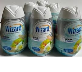 7.8oz Wizard Solid Adjustable Air Freshener, Ocean Blossom 12/cs