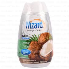 7.8oz Wizard Solid Adjustable Air Freshener, Coconut Colada 12/cs