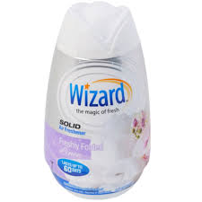 7.8oz Wizard Solid Adjustable Air Freshener, Freshly Folded Linen 12/cs