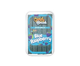 [BLUE RASPBERRY] Candy Break Sour Belts 6/8 oz.