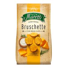 Bruschette Chips - Cheddar & Sour Cream 12/5 oz.