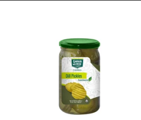 Dill pickles chips 12/23 oz