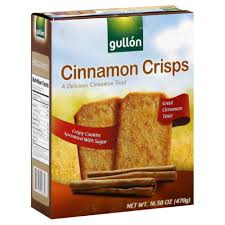 Gullon Cinnamon Crisps 15/8.29 OZ