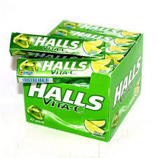 Halls Lime 20 pc. 34g ($0.75 per pc)