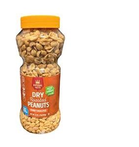 Imperial Dry Roast Peanuts Honey Roasted 12/16oz (45847) - Image 1