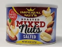 Imperial Mixed Nuts L/S 12/8oz (DG719)