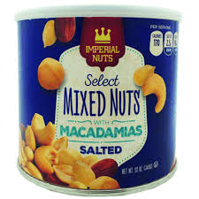 Imperial Select Mixed Nuts W/Macs 12/12oz