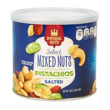 Imperial Select Mixed Nuts W/Pistachios 12/12oz