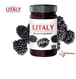 LItaly Blackberry Fruit Spread 6/14.1oz