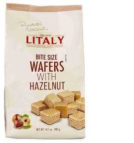 Litaly Hazelnut Bite Size Wafers 12/14.1oz