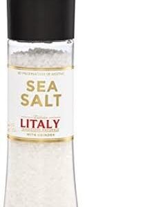 Litaly Natural Sea Salt Grinder 12/11.46oz
