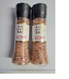 Litaly Pink Himalayan Salt Grinder 12/12.9oz