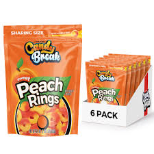 [PEACH RING] Candy Break Sour Belts 6/8 oz.