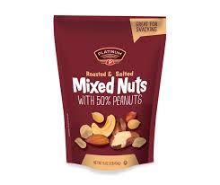Platinum Mixed Nuts 50% 12/16oz(Bag)