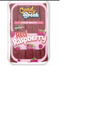 [RED RASPBERY] Candy Break Sour Belts 6/8 oz.