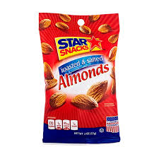 Star Snacks Almonds 18/2 oz.