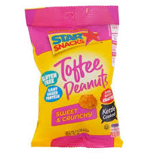 Star Snacks Toffee Peanuts 18/4.5 oz.
