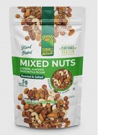 Sunhill Naturals Mixed Nuts R/S 8/16oz. (Stand Up Bags)